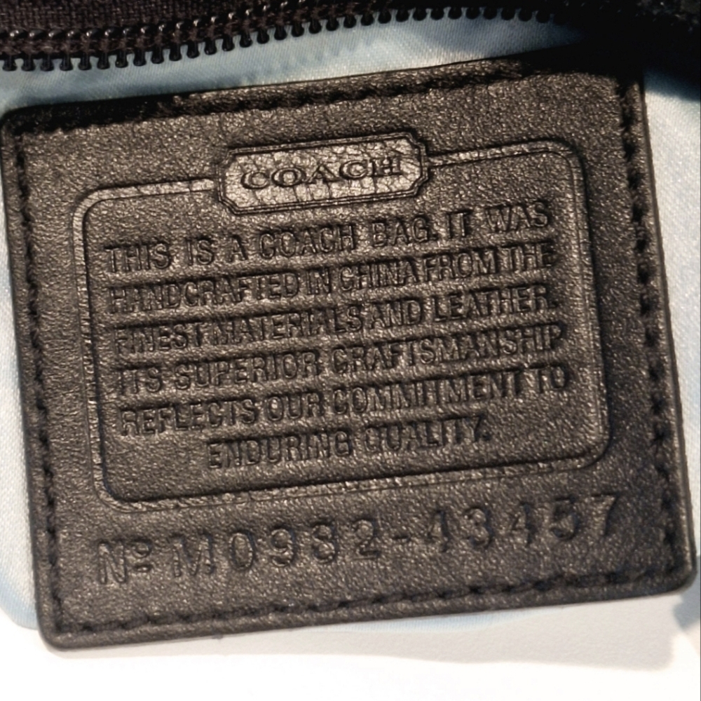 Coach black and gray crossbody bag - Picture 8 of 10